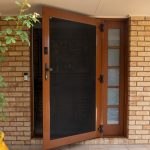 Crimsafe security door protecting a Canberra family home